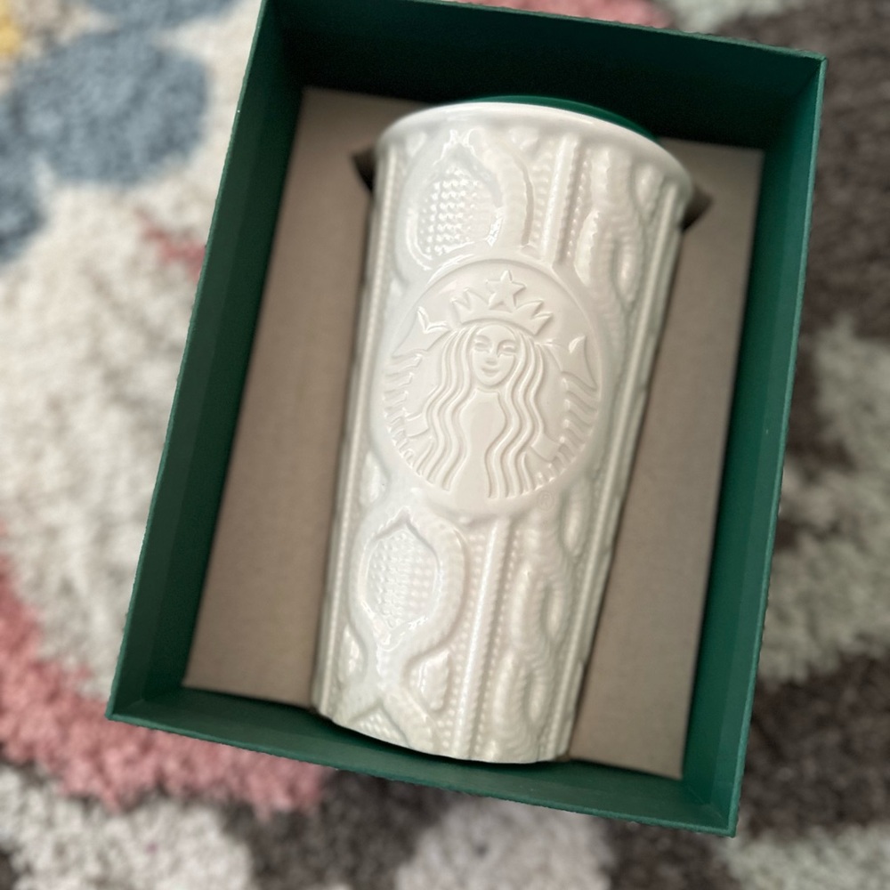 Starbucks ceramic cup- sweater